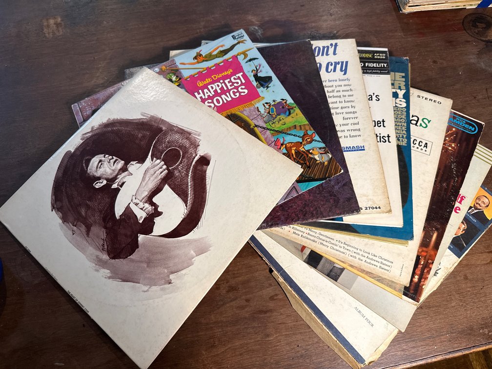 12-Inch Vinyl LP Records and Album Jackets