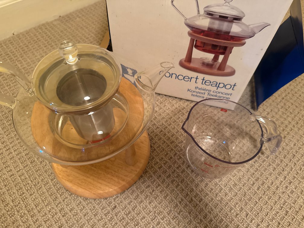 Glass Teapot Set & accessories