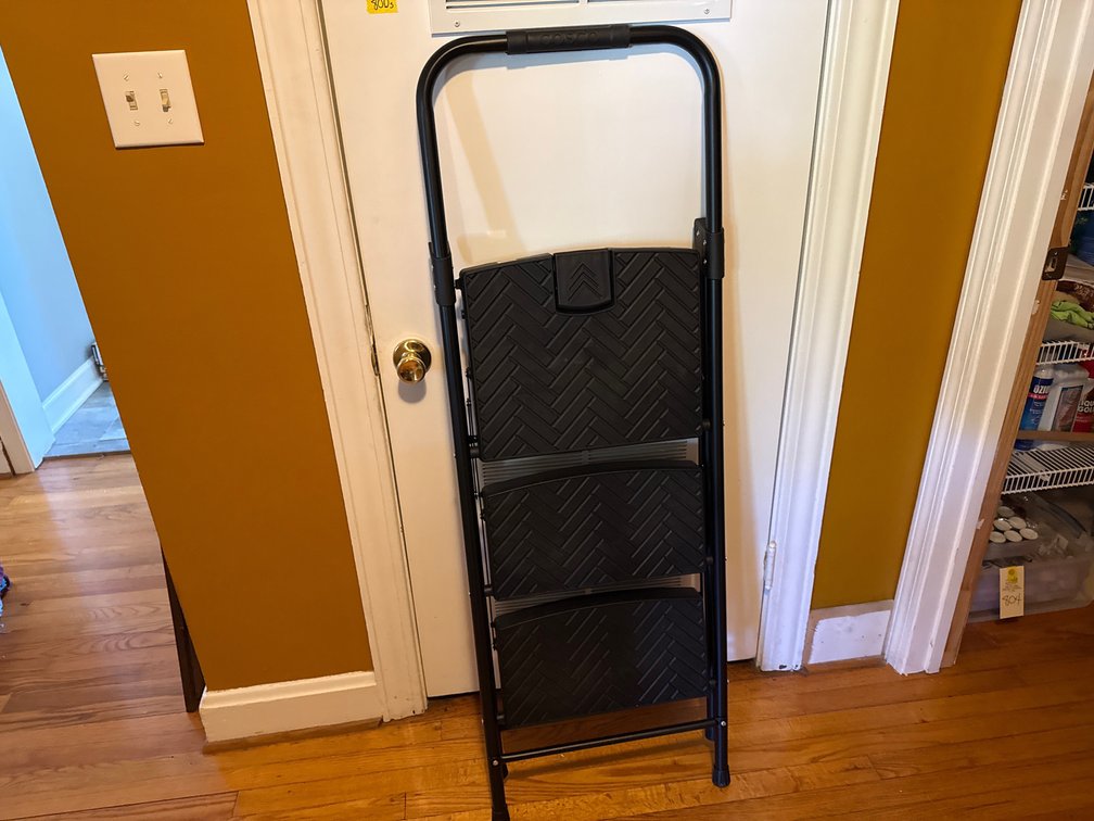 Cosco 11939BLK 3-Step Folding Step Stool