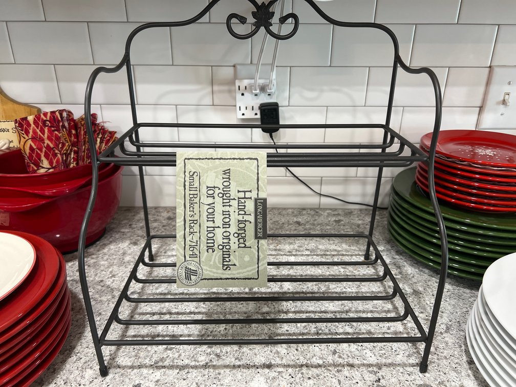 Longaberger Iron Small Baker's Rack