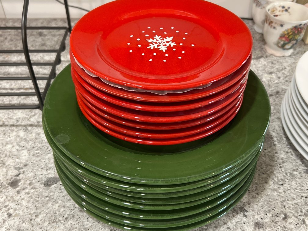 Pier 1 Earthenware Dinner & Salad Plates