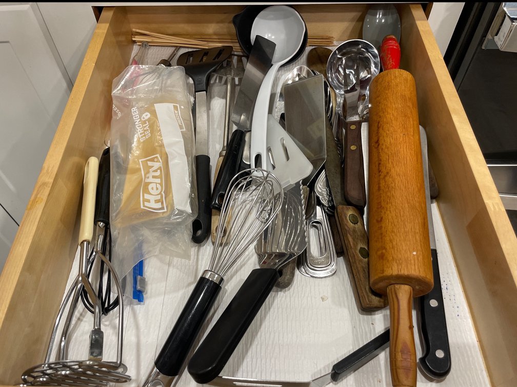 Kitchen Utensils, Rolling Pin, Cutlery, and More