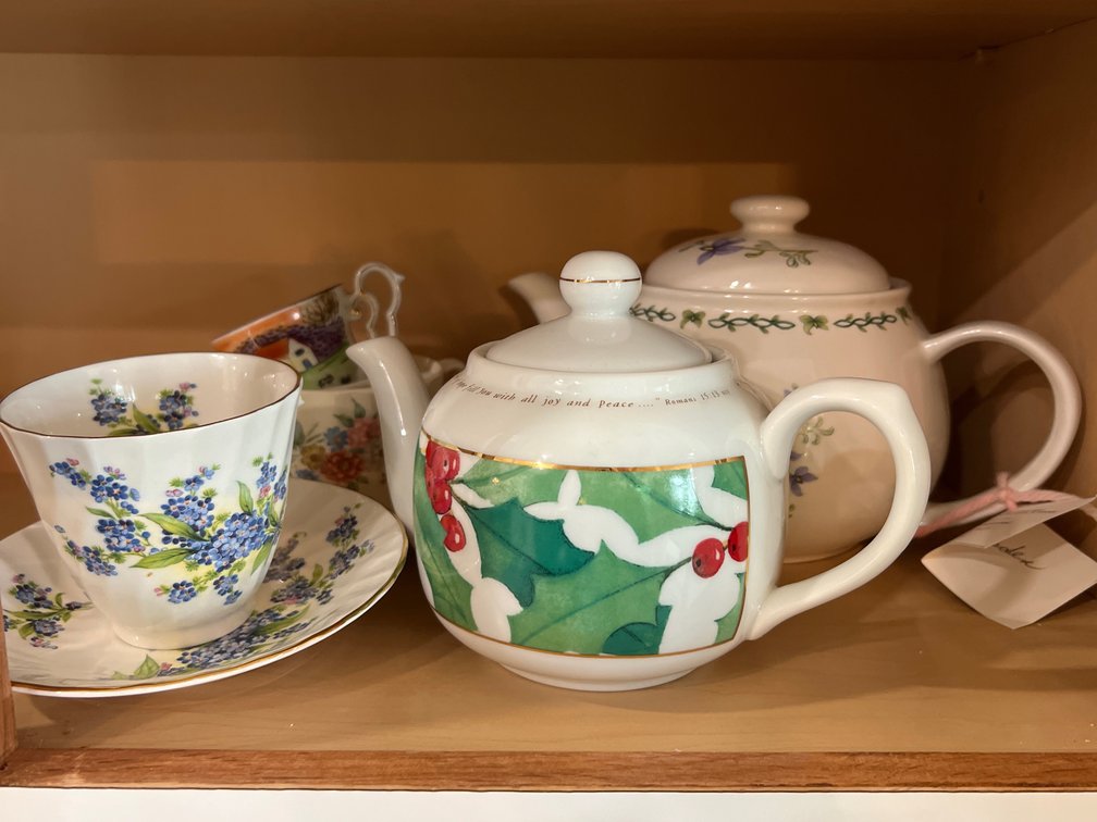 Teapots, Teacups, and Saucers