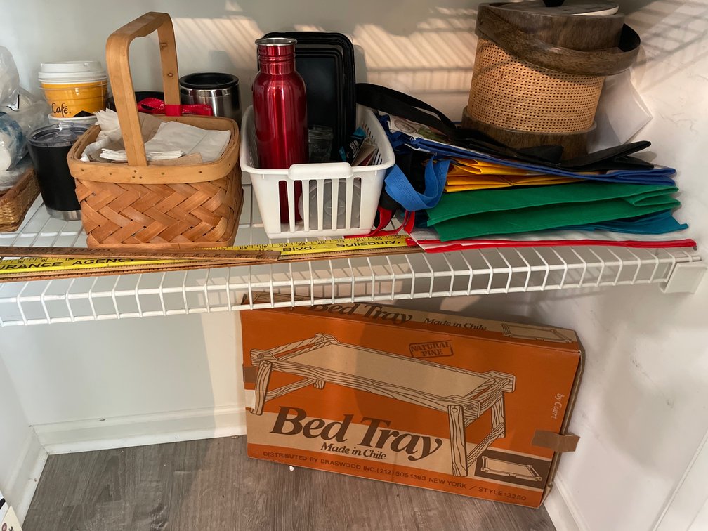 Pine Bed Tray, Ice Bucket, and More