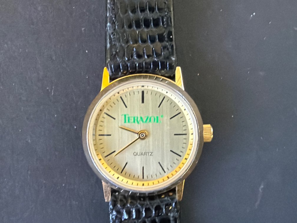 Terazol Quartz Wristwatch with Black Lizard Strap