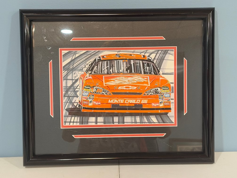 Sam Bass Framed Tony Stewart Home Depot