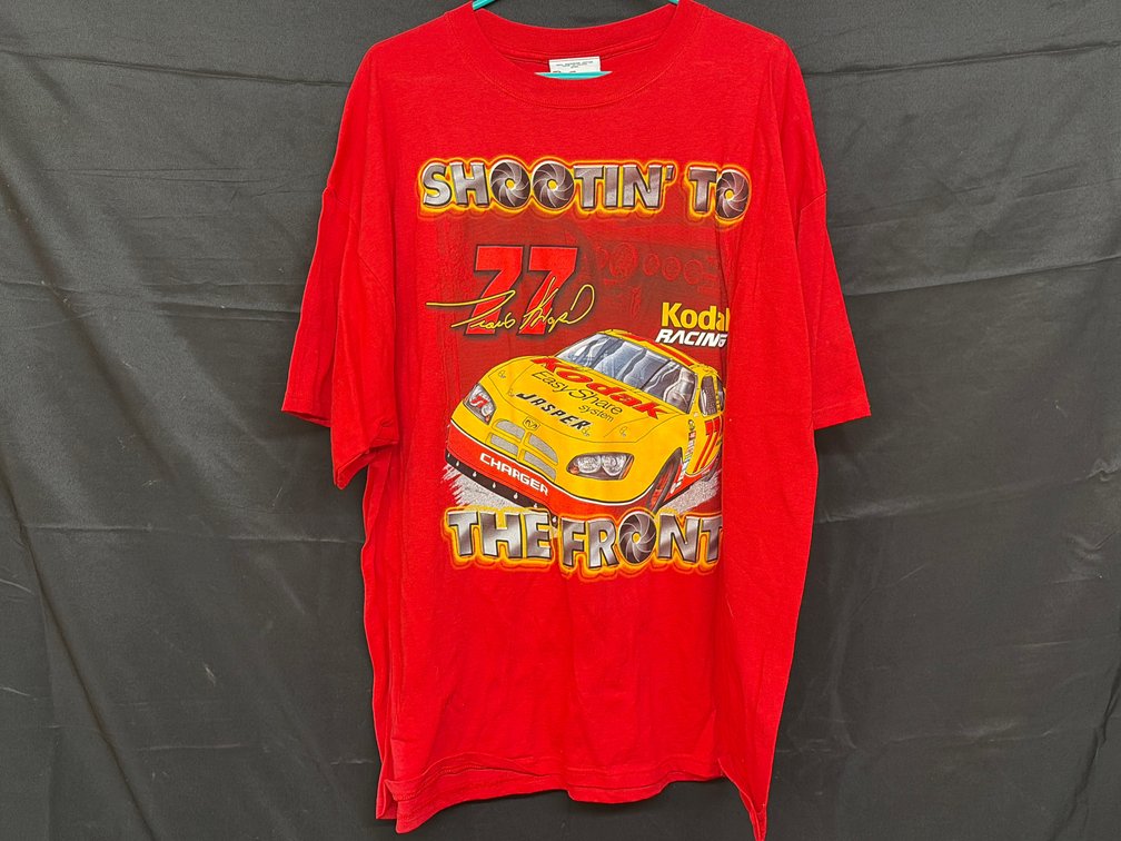 Travis Kvapil No. 77 Kodak Racing T-Shirt, Size 2XL
