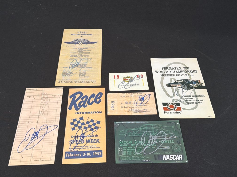 7-Dale Jr. Signed NASCAR Items