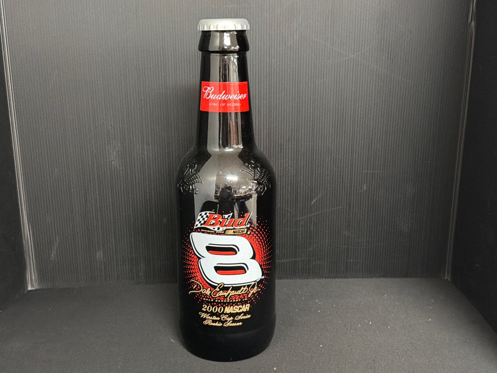 Budweiser Dale Earnhardt Jr. 2000 NASCAR Commemorative Plastic Bottle