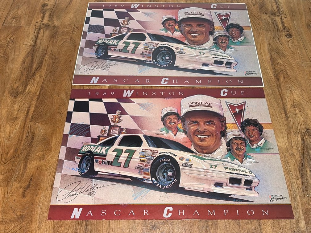 Pontiac 1989 NASCAR Winston Cup Rusty Wallace Posters