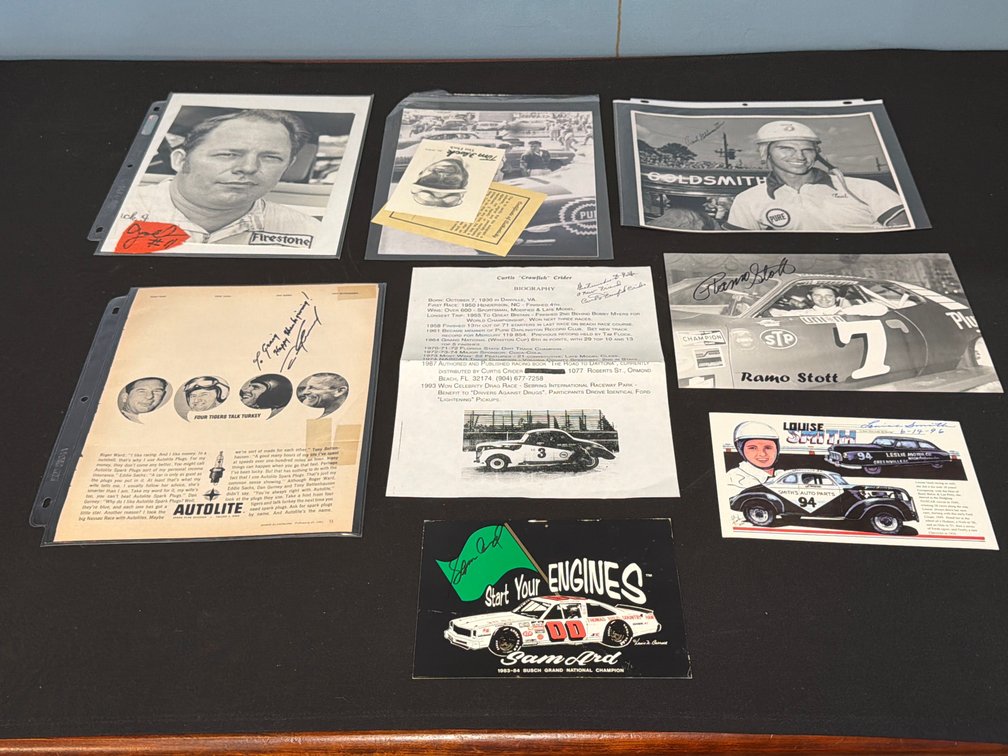 8 Legends Autographed Photographs and Memorabilia