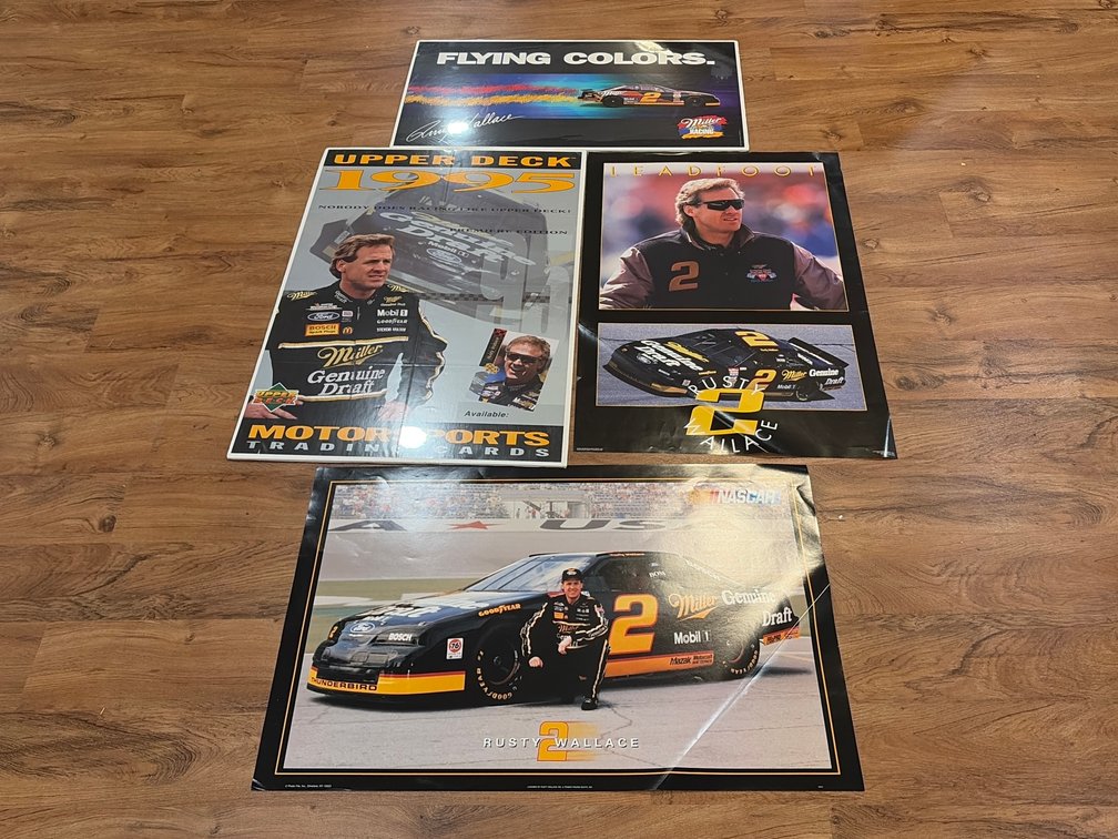 Rusty Wallace Miller Racing Promotional Posters