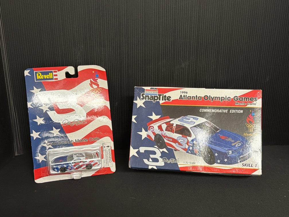 Dale Earnhardt 1996 Atlanta Olympics Car and Model Kit