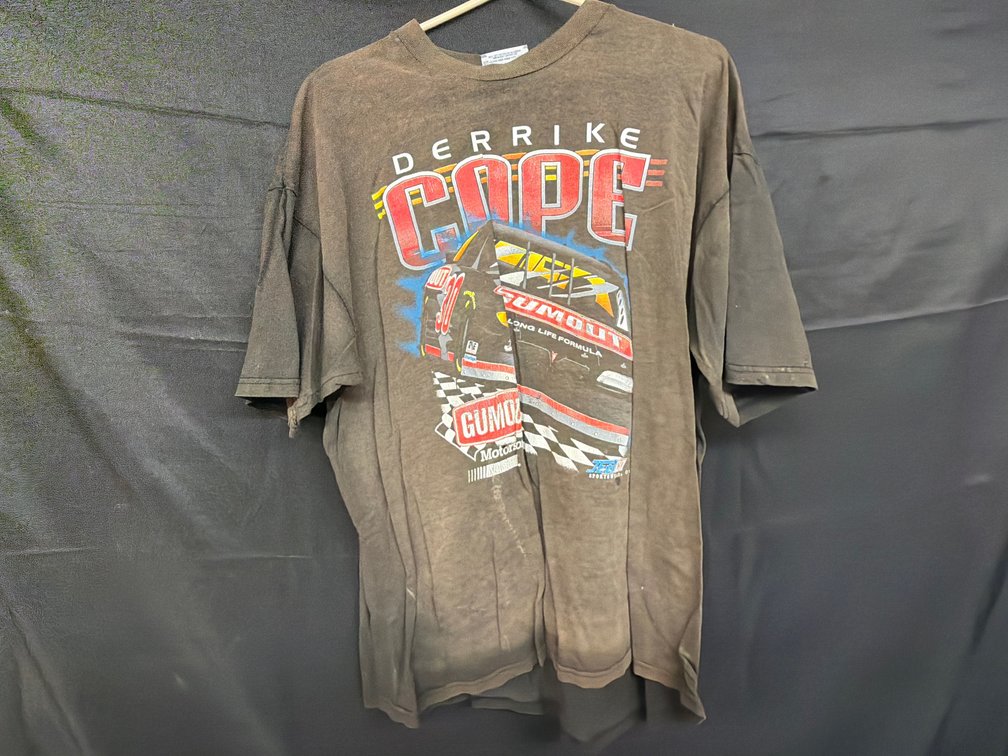 Derrike Cope Gumout NASCAR Graphic T-Shirt, Size XXL