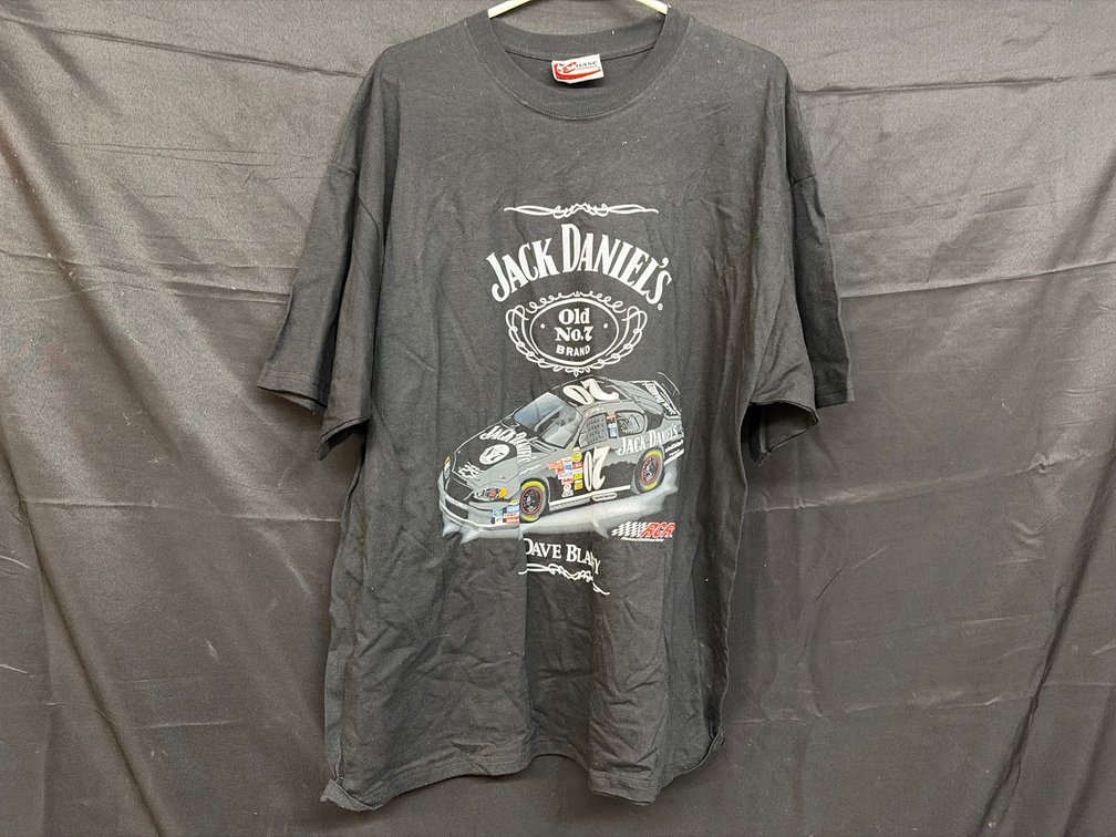 Jack Daniel's Dave Blaney NASCAR T-Shirt, 2XL