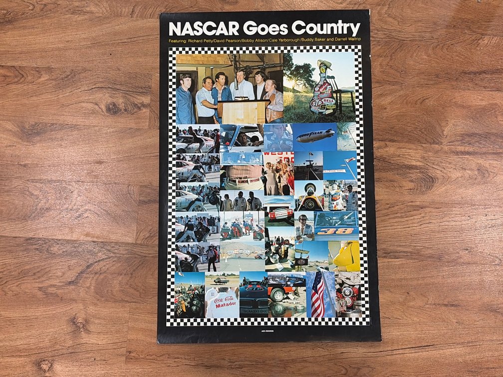 MCA Records NASCAR Goes Country Promotional Poster