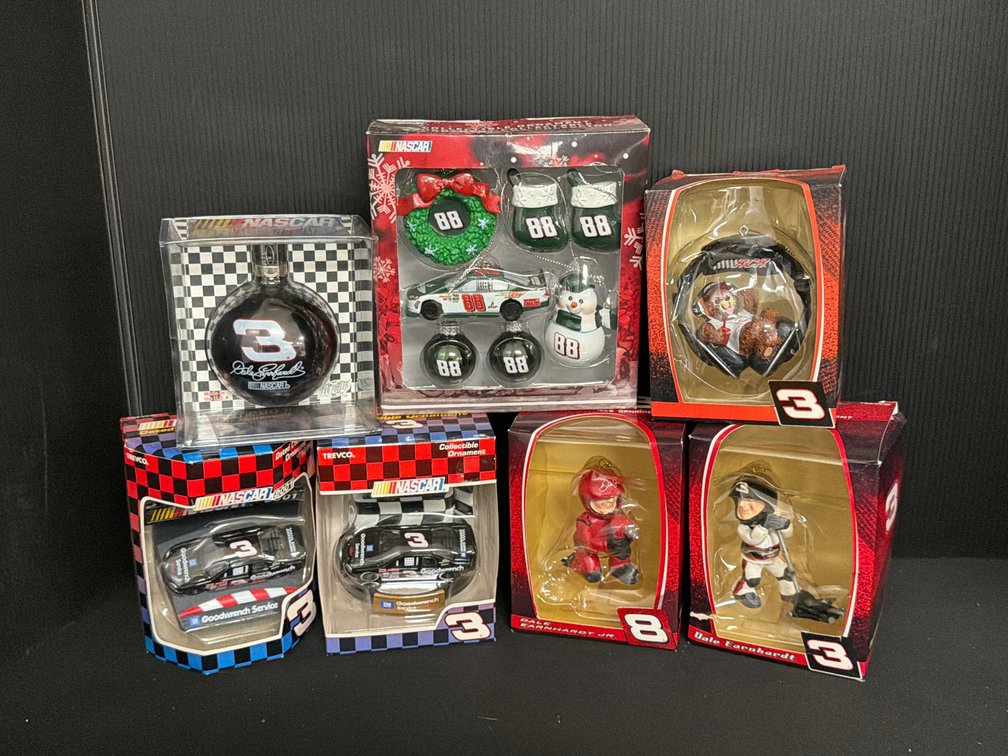 NASCAR Collectible Holiday Ornaments and Sets
