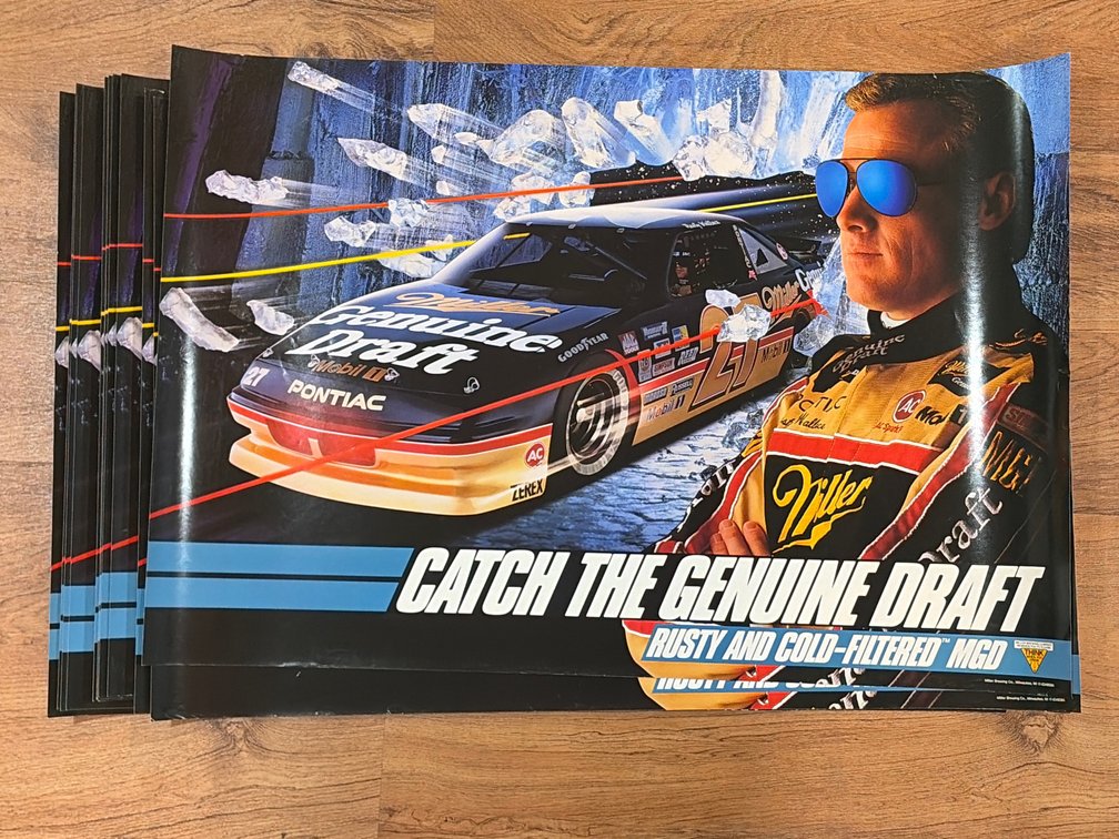 13-Rusty Wallace Miller Geniune Draft Posters