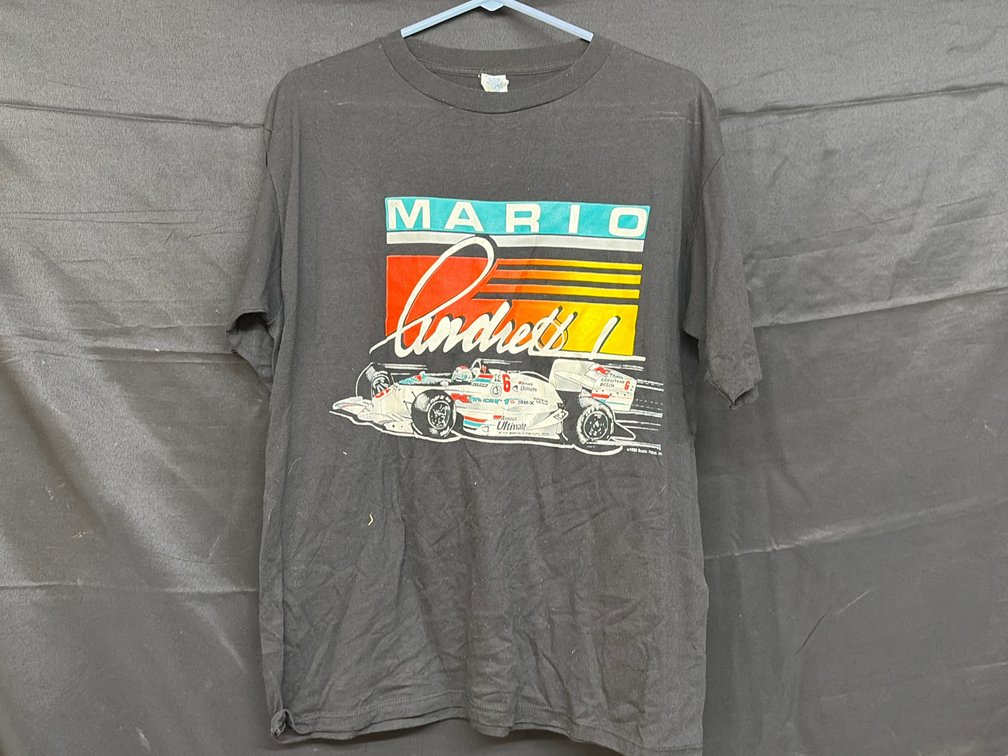 Mario Andretti Graphic T-Shirt, Size XL