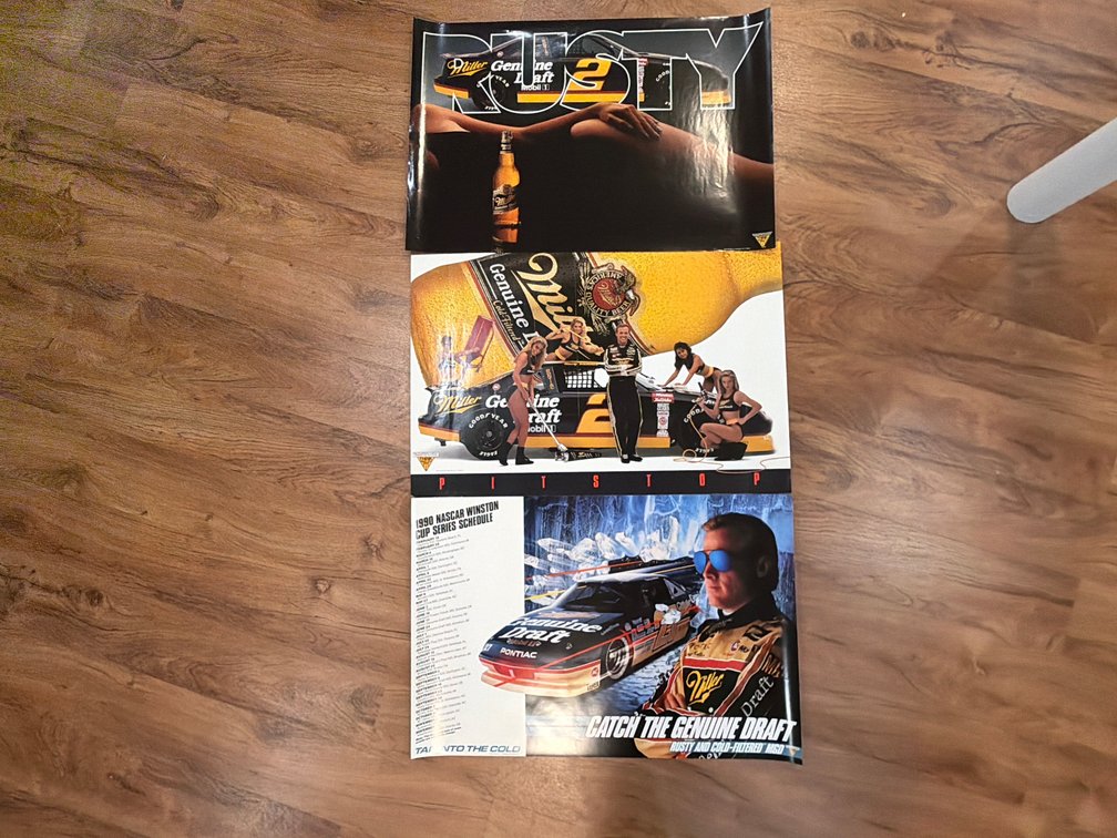 Miller Genuine Draft Rusty Wallace NASCAR Posters
