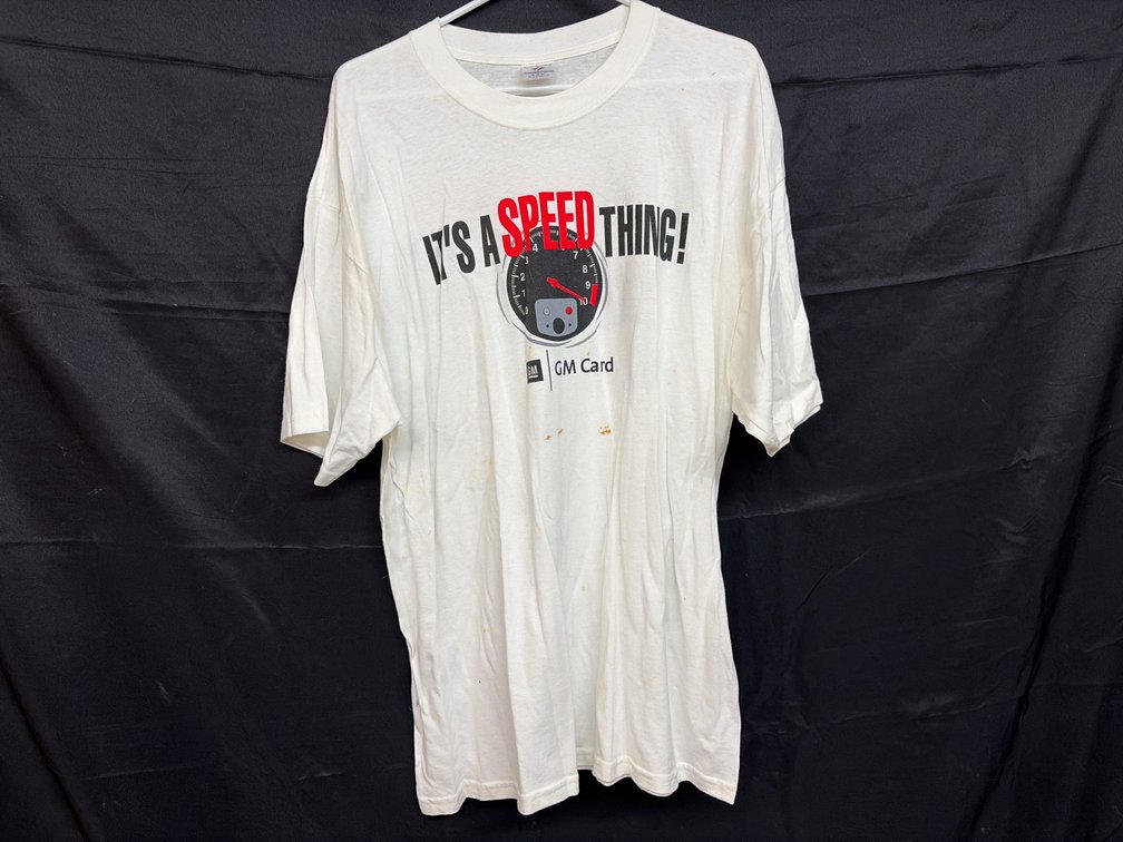 GM Card Graphic Cotton T-Shirt, Size XL