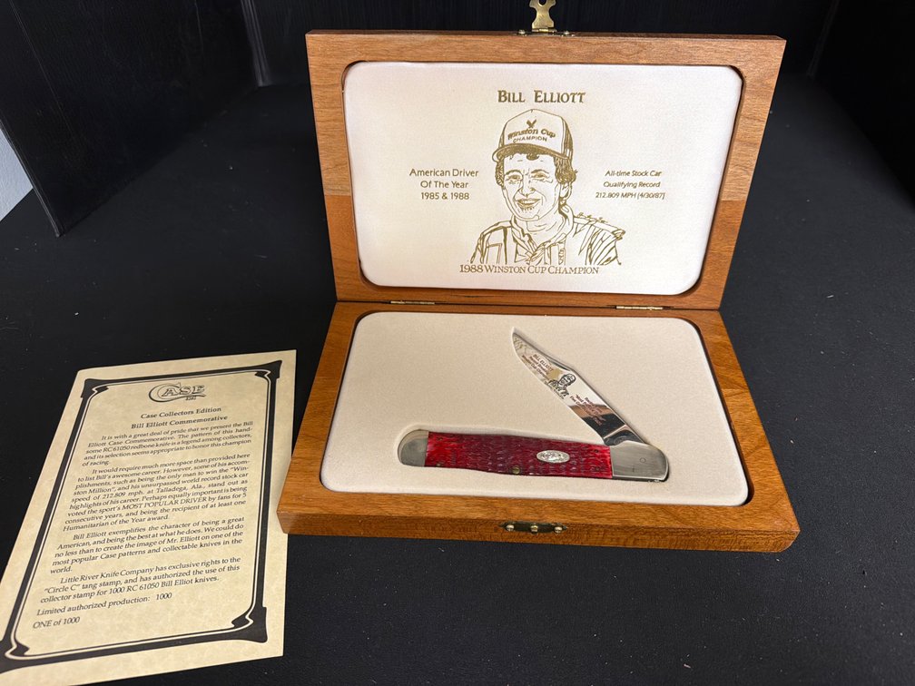 Case XX Bill Elliott Commemorative Pocket Knife
