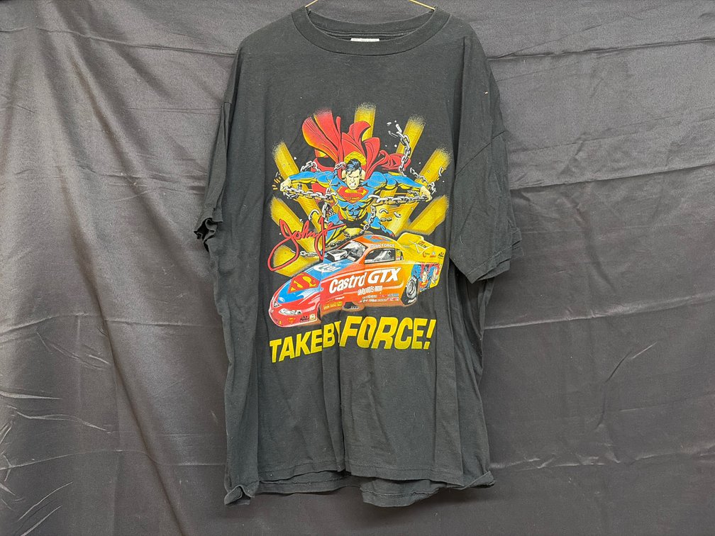 John Force Superman T-Shirt, Size 2XL