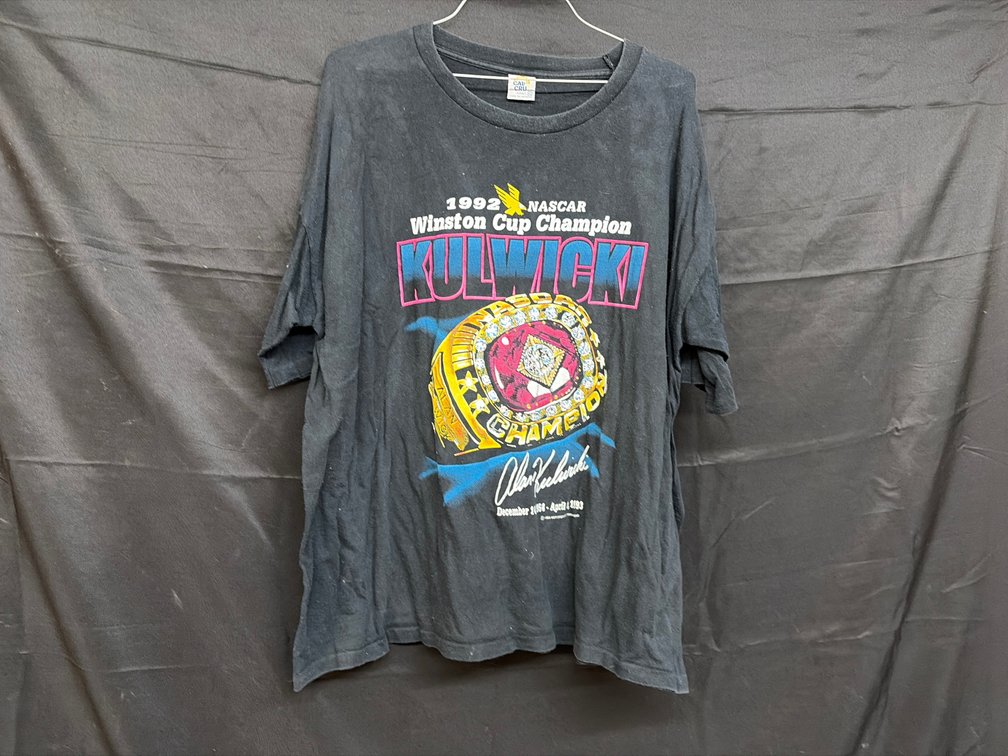 Alan Kulwicki 1992 NASCAR Champion T-Shirt, Size XXL