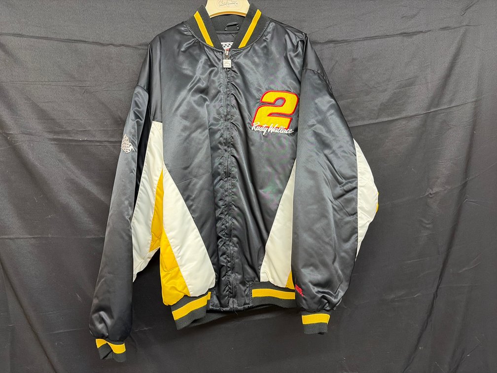 Rusty Wallace Bomber Jacket, Size L