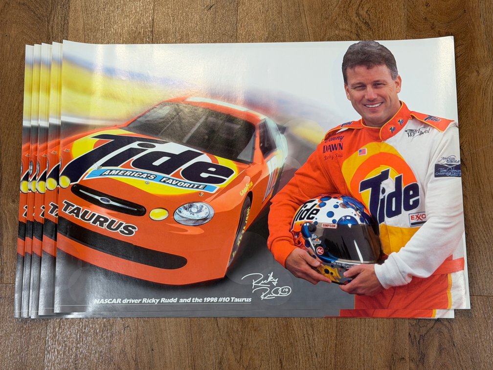 9-Ricky Rudd 1998 #10 Tide Ford Taurus Posters