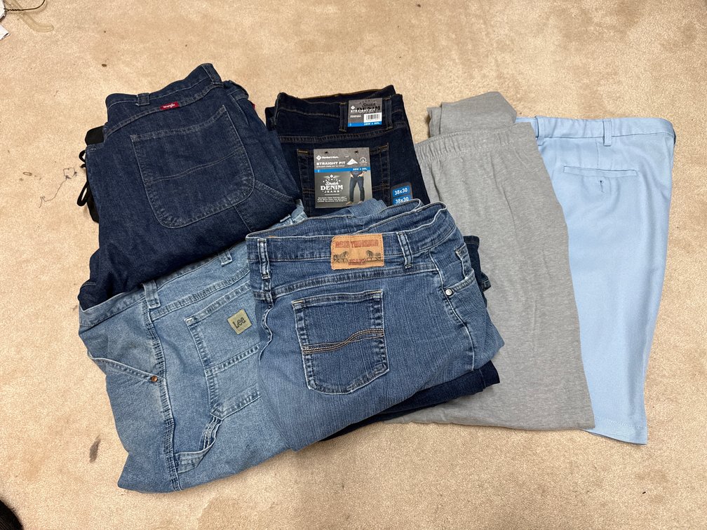 Men's Assorted Jeans, Pants, and Shorts