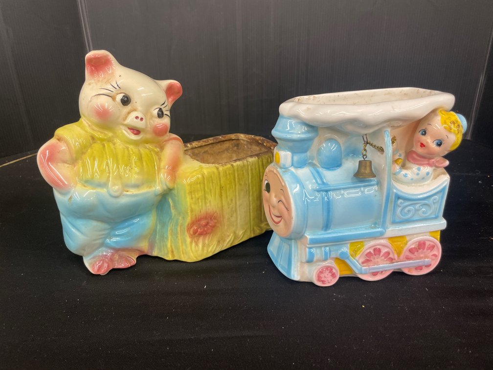 Vintage Ceramic Novelty Planters