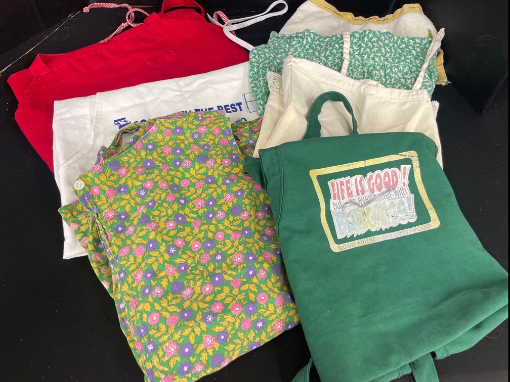 Vintage & Graphic Kitchen Aprons