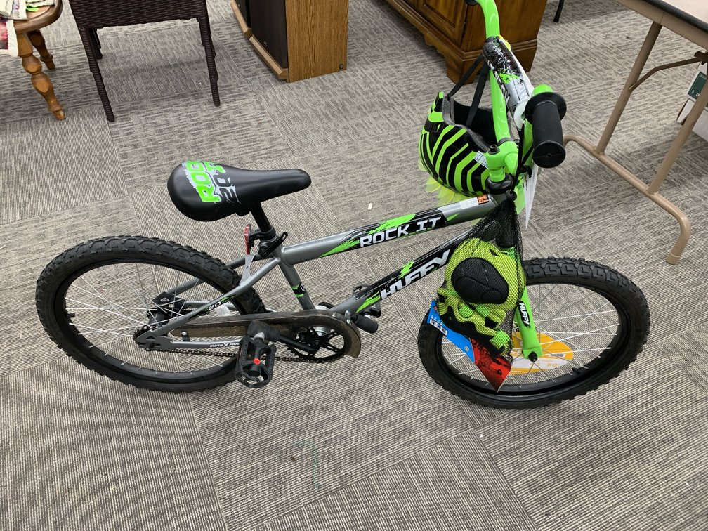 Huffy Rock It 20" Youth Bicycle with Helmet and Pads