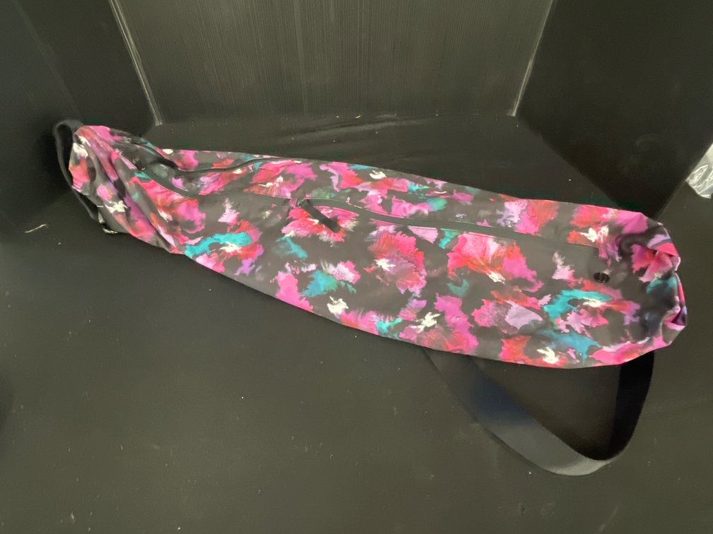 Lululemon Athletica Abstract Floral Print Yoga Mat Duffel Bag