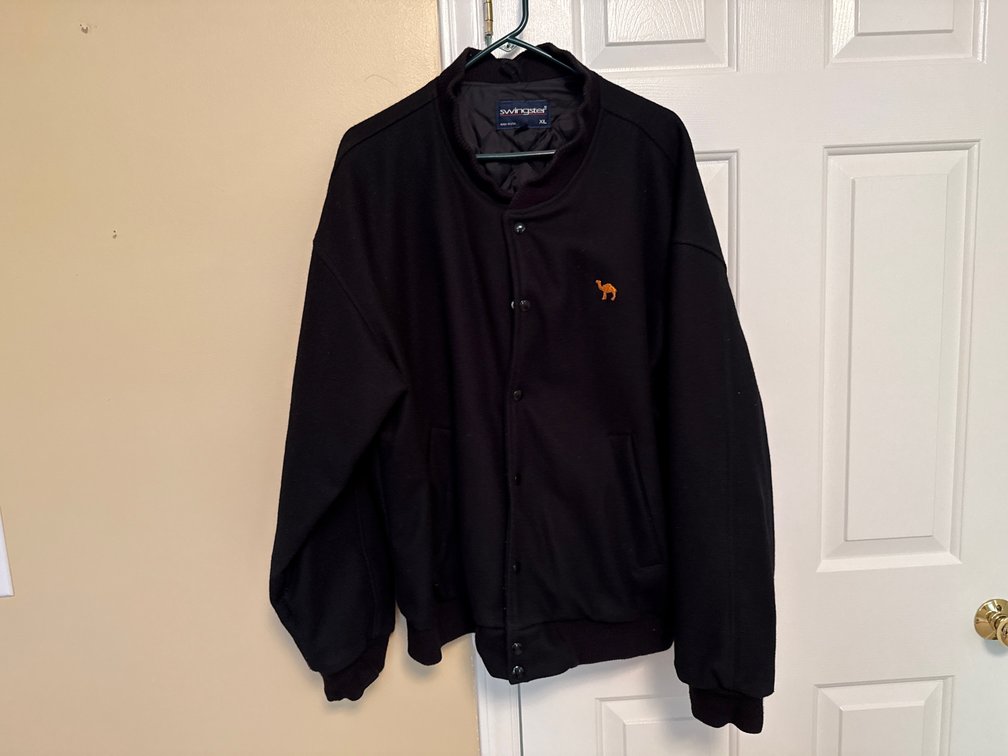 Swingster Snap-Front Bomber Jacket, Size XL