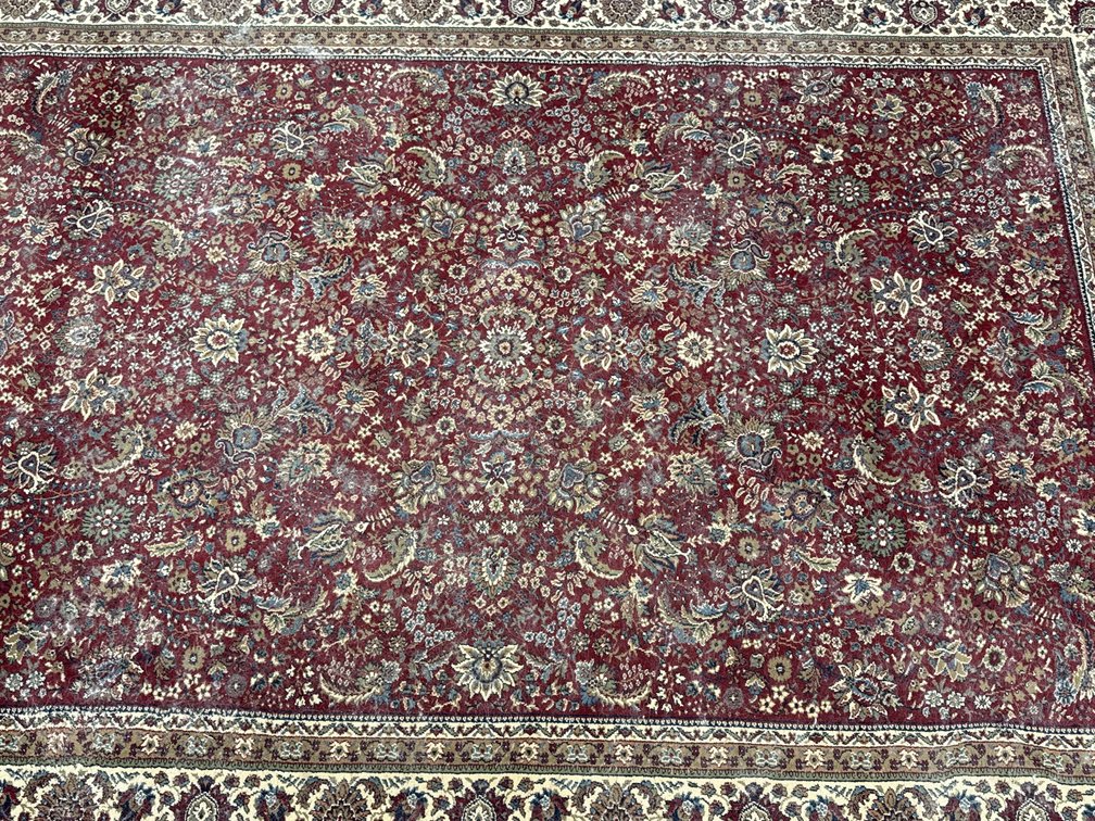 Capel Rugs Rosa Inglefield Red Polypropylene Area Rug, 6'7" x 9'6"