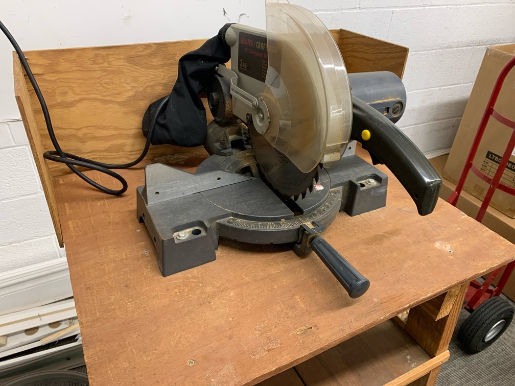 Sears Craftsman 10" Compound Miter Saw with Wooden Stand