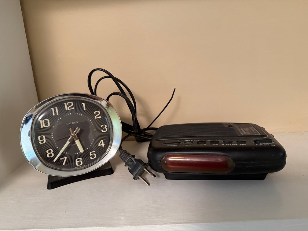 Westclox Big Ben Alarm Clock and Digitech Clock Radio