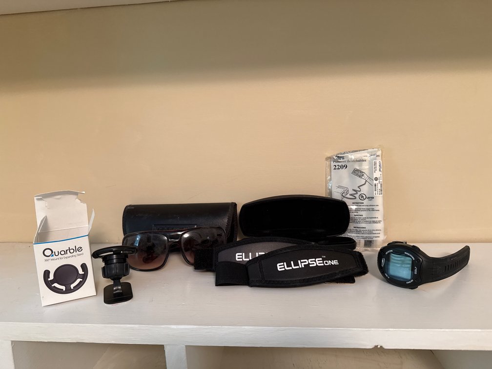 Golf GPS Watch, Phone Mount, Sunglasses, and More