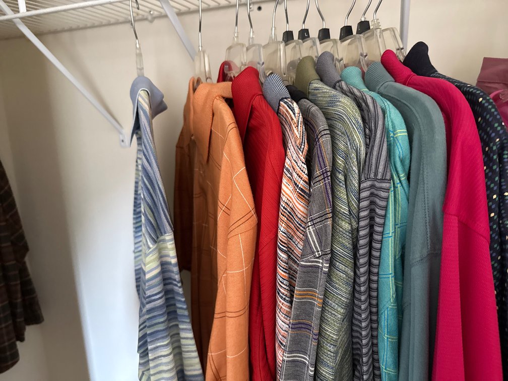 Men's Polo Shirts and Collared Long-Sleeve Shirt