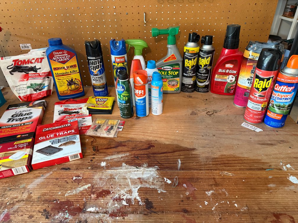 Pest Control Sprays, Insecticides, Repellents, and Traps