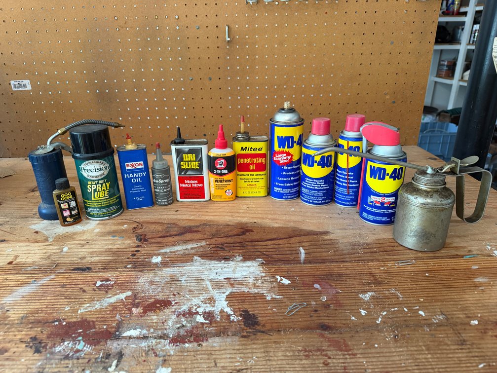 Lubricating Oils, Penetrants, Pump Oilers, and More