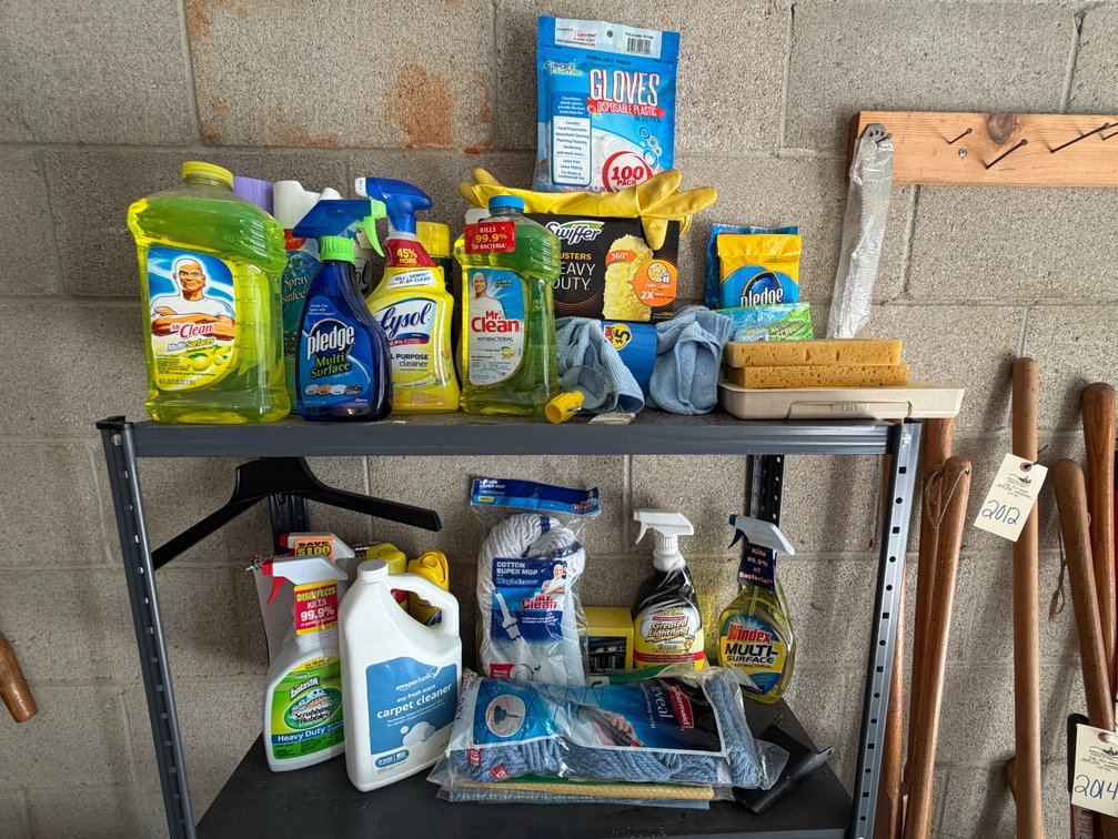 Household Cleaning Supplies and Mop Refills