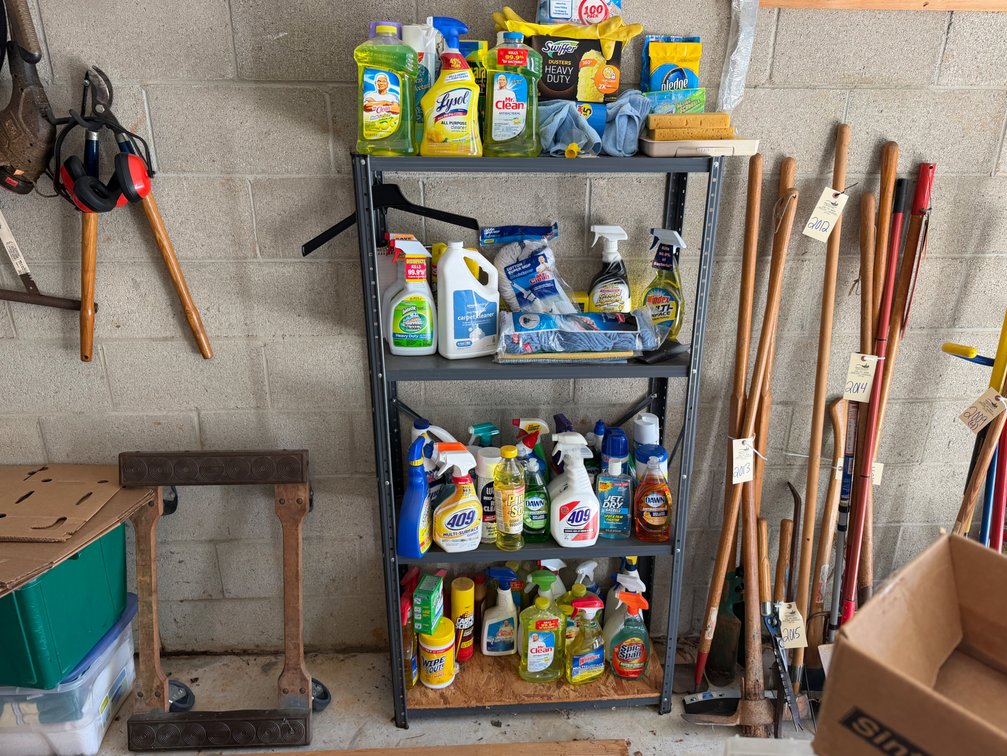 Four-Tier Metal Utility Shelf