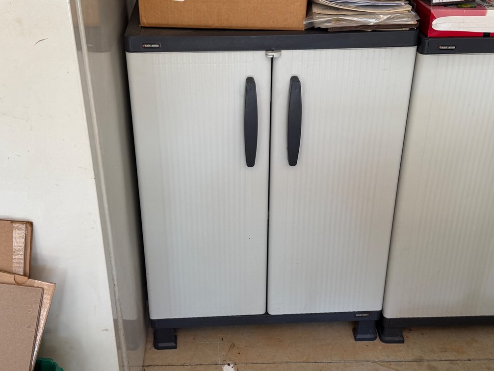 Black & Decker Two-Door Resin Storage Cabinet