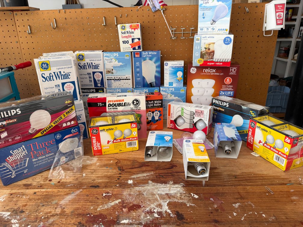 Incandescent, Halogen, and LED Light Bulbs and More