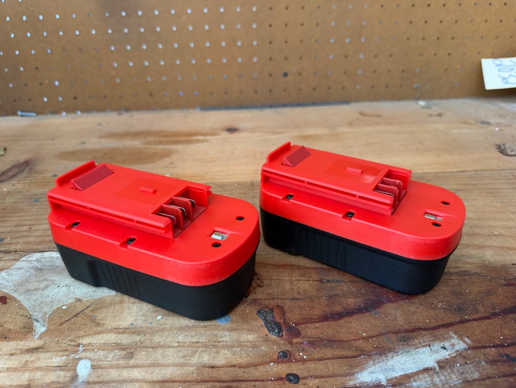 18V 3600mAh Ni-MH Power Tool Battery Packs (2)