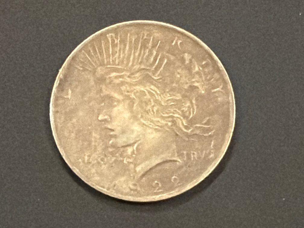 1922 Peace Silver Dollar Coin