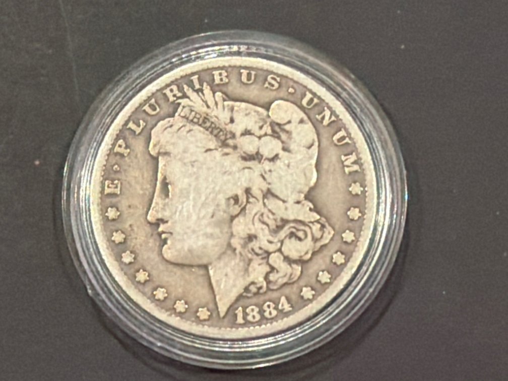 1884 Morgan Silver Dollar Coin